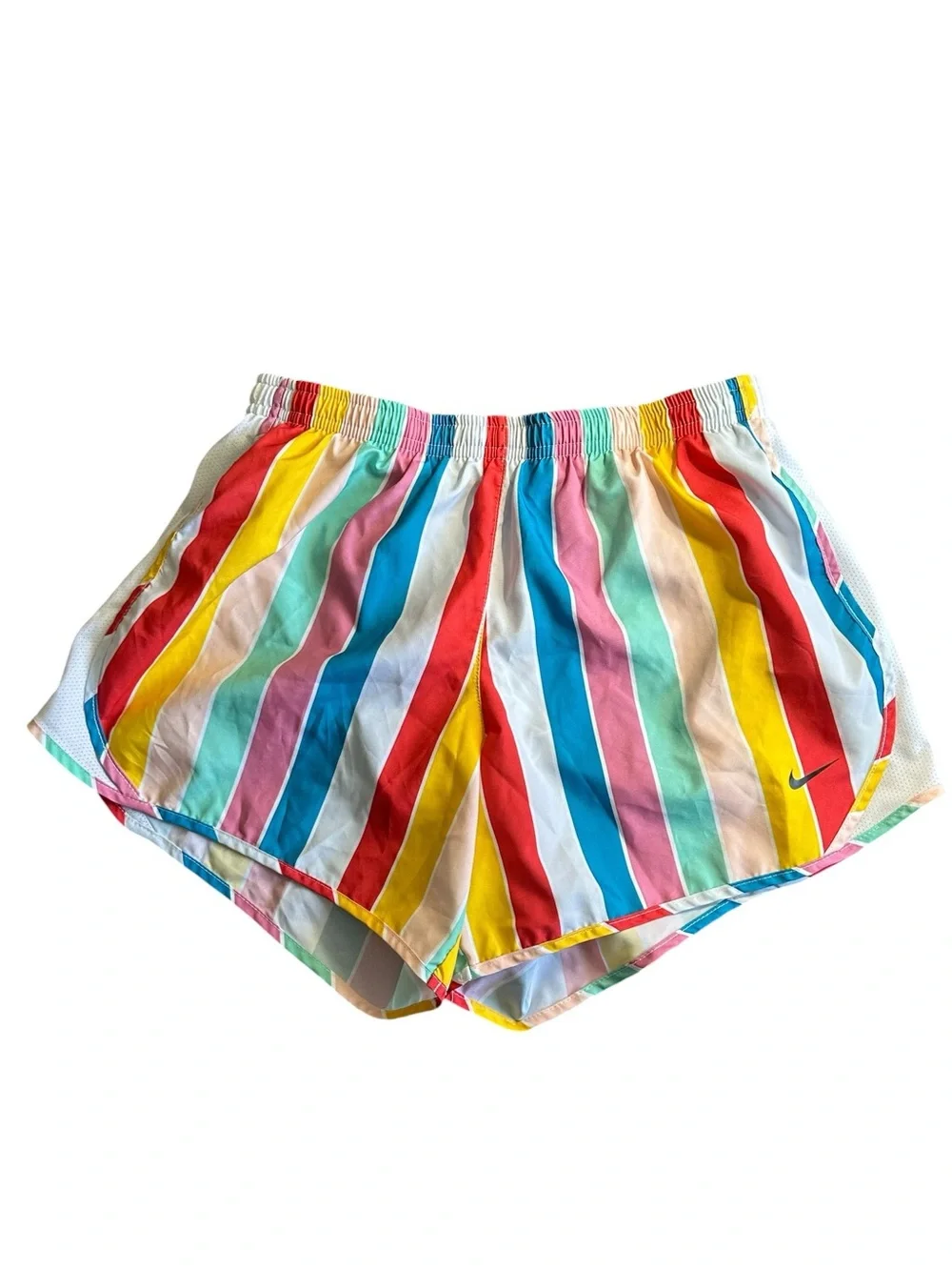 Nike Big Kids Striped Running Shorts - DD2408 Multicolor XL